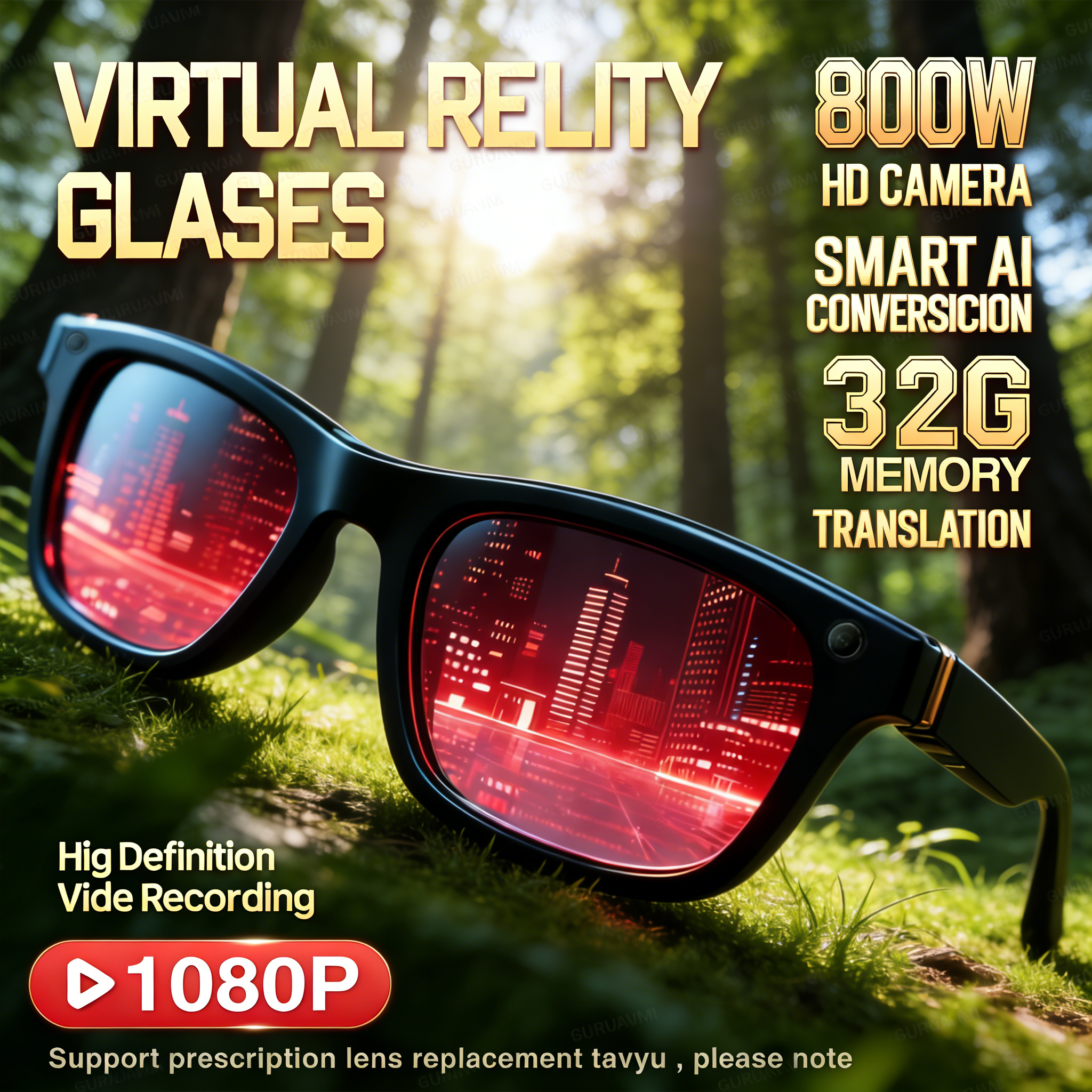 Audio Music Ai - 2026 New AI Smart Glasses with