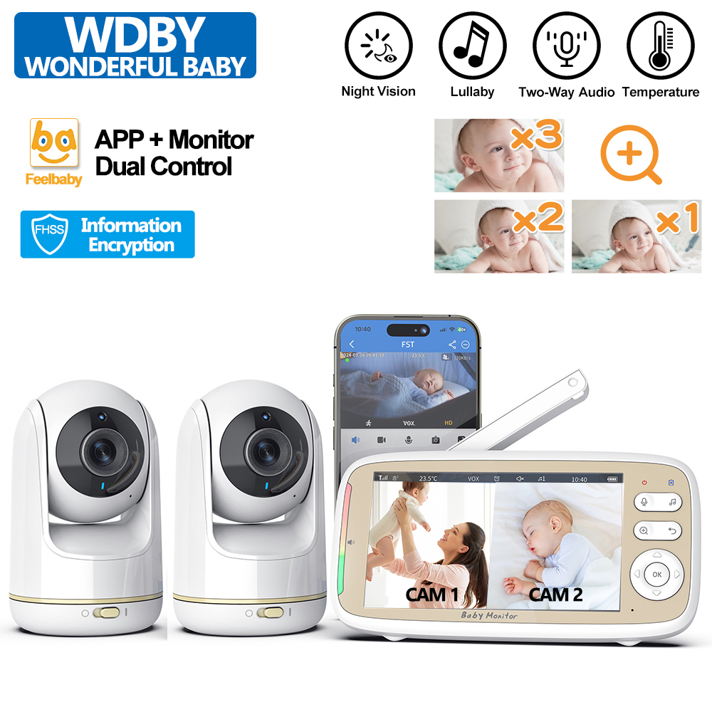 VB803 PRO Baby Monitor with 2p - Audio Music To Video のレビューと価格