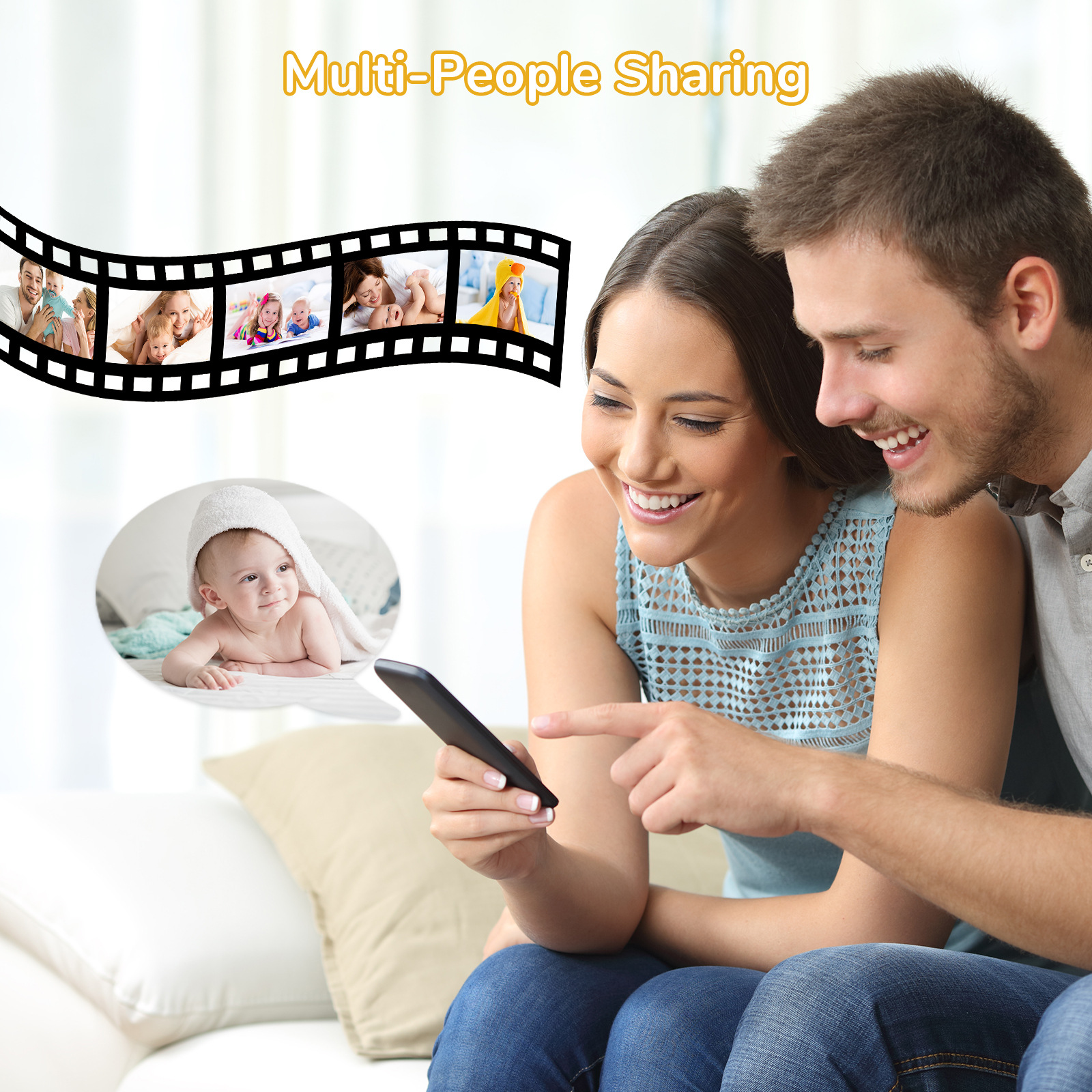 VB803 PRO Baby Monitor with 2p - Audio Music To Video のレビューと価格