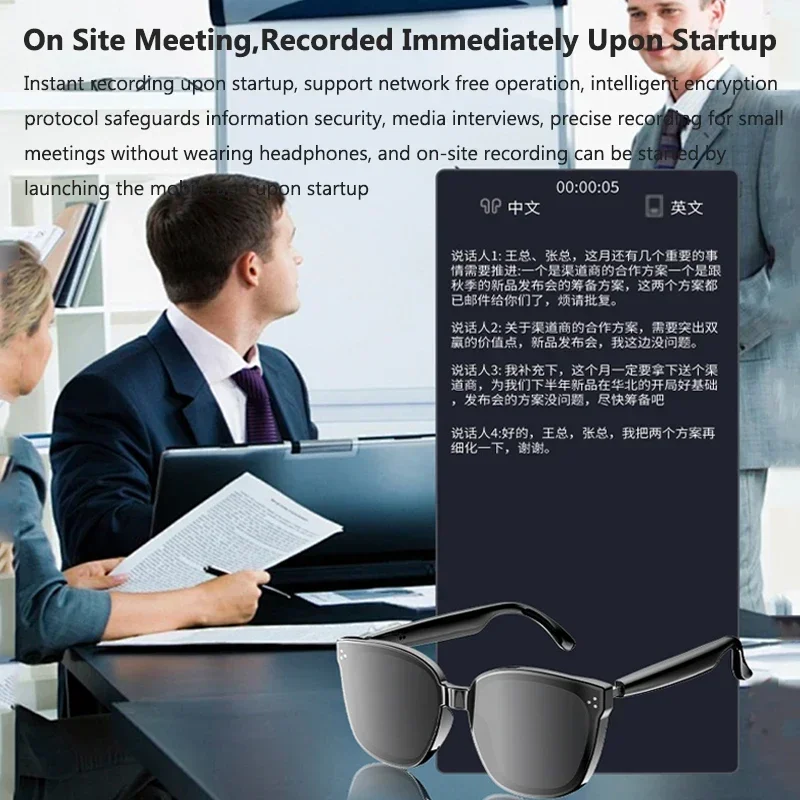 AI Translation Glasses Smart S - Audio Music Ai のレビューと価格