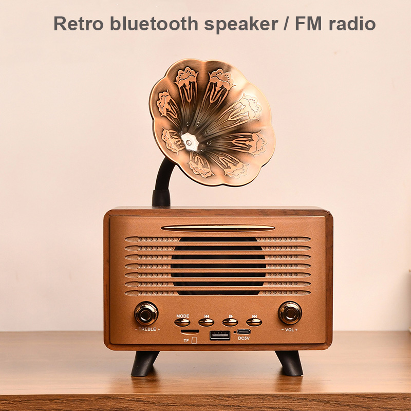 G3000 Retro Desktop Wooden Blu - Audio Music Spotify のレビューと価格