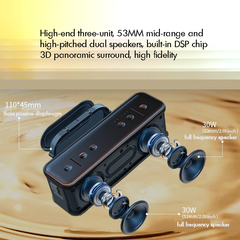 Wireless Bluetooth Speaker Hig - Audio Music Grading のレビューと価格