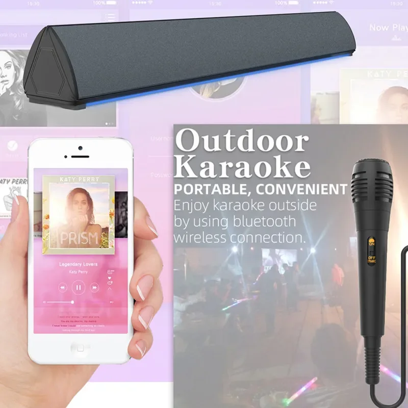 60W Wireless TV PC Soundbar Bl - Audio Music Center のレビューと価格