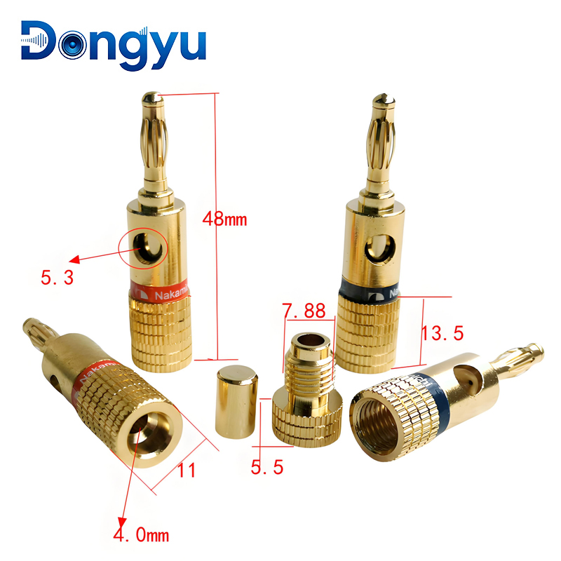 4MM Nakamichi Banana Connector - Audio Music To Video のレビューと価格