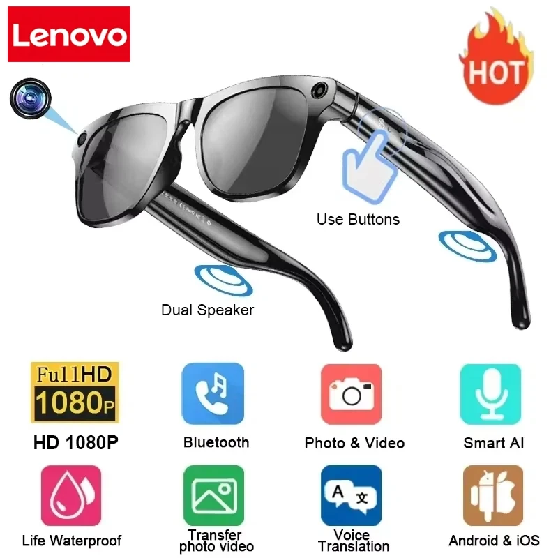 Lenovo 8K Vision AI Eyeglasses - Audio Music Ai のレビューと価格