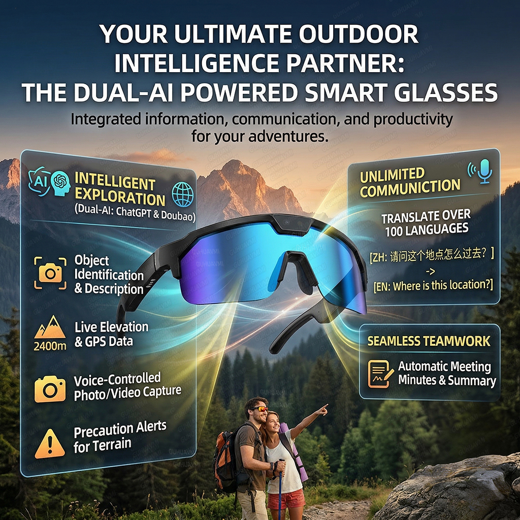 2026 New AI Smart Sports Glass - Audio Music Ai のレビューと価格