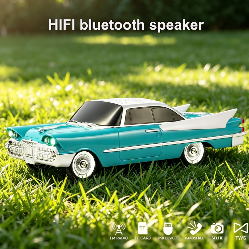 Retro Classic Car Model Blueto - Audio Music Spotify のレビューと価格