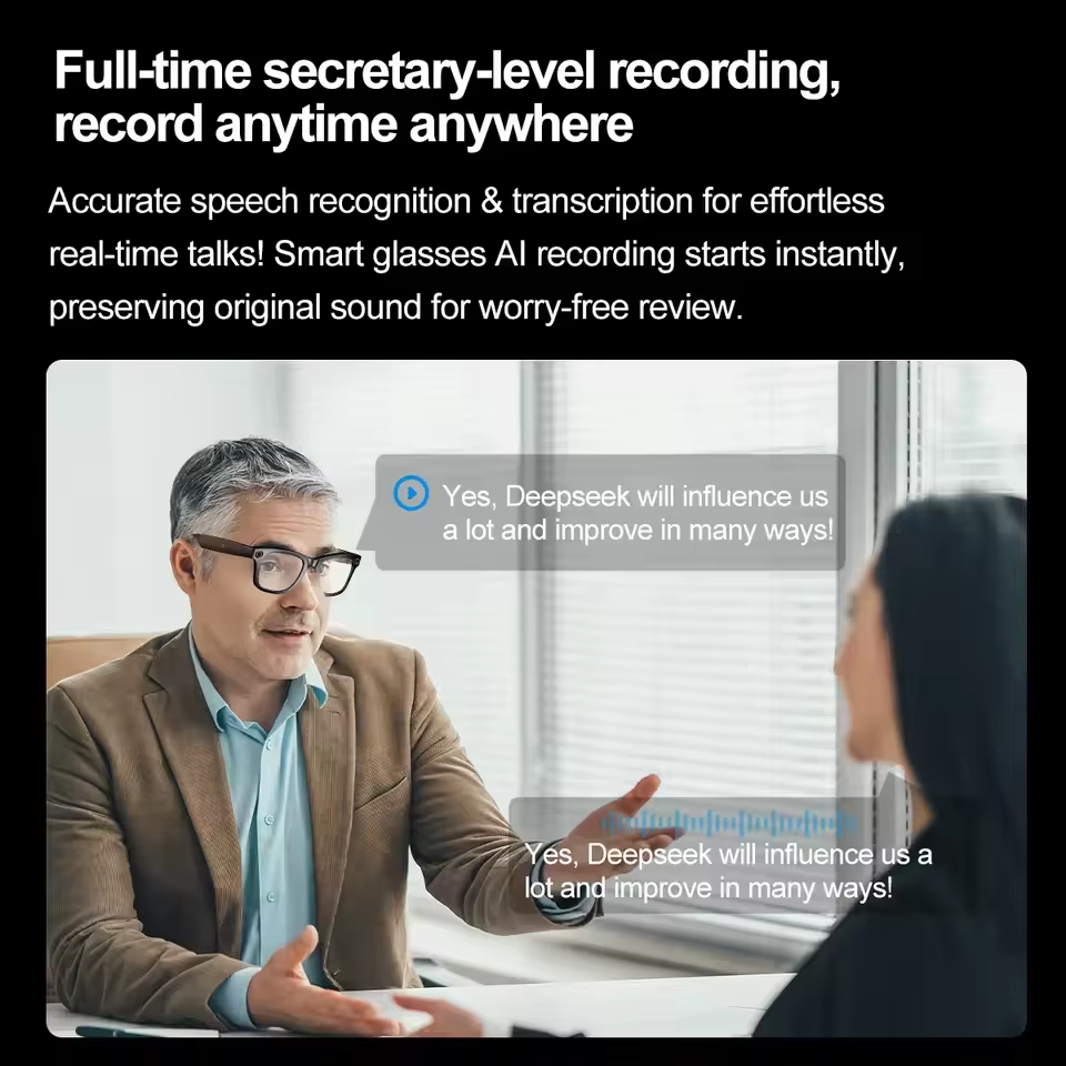 2026 New AI Smart Glasses with - Audio Music Ai のレビューと価格