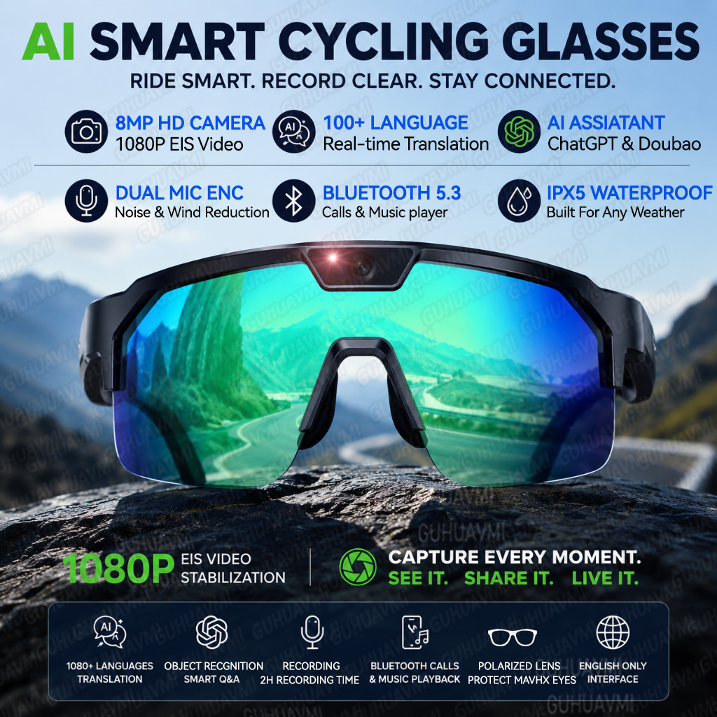 2026 Upgrade Smart Glasses wit - Audio Music Ai のレビューと価格