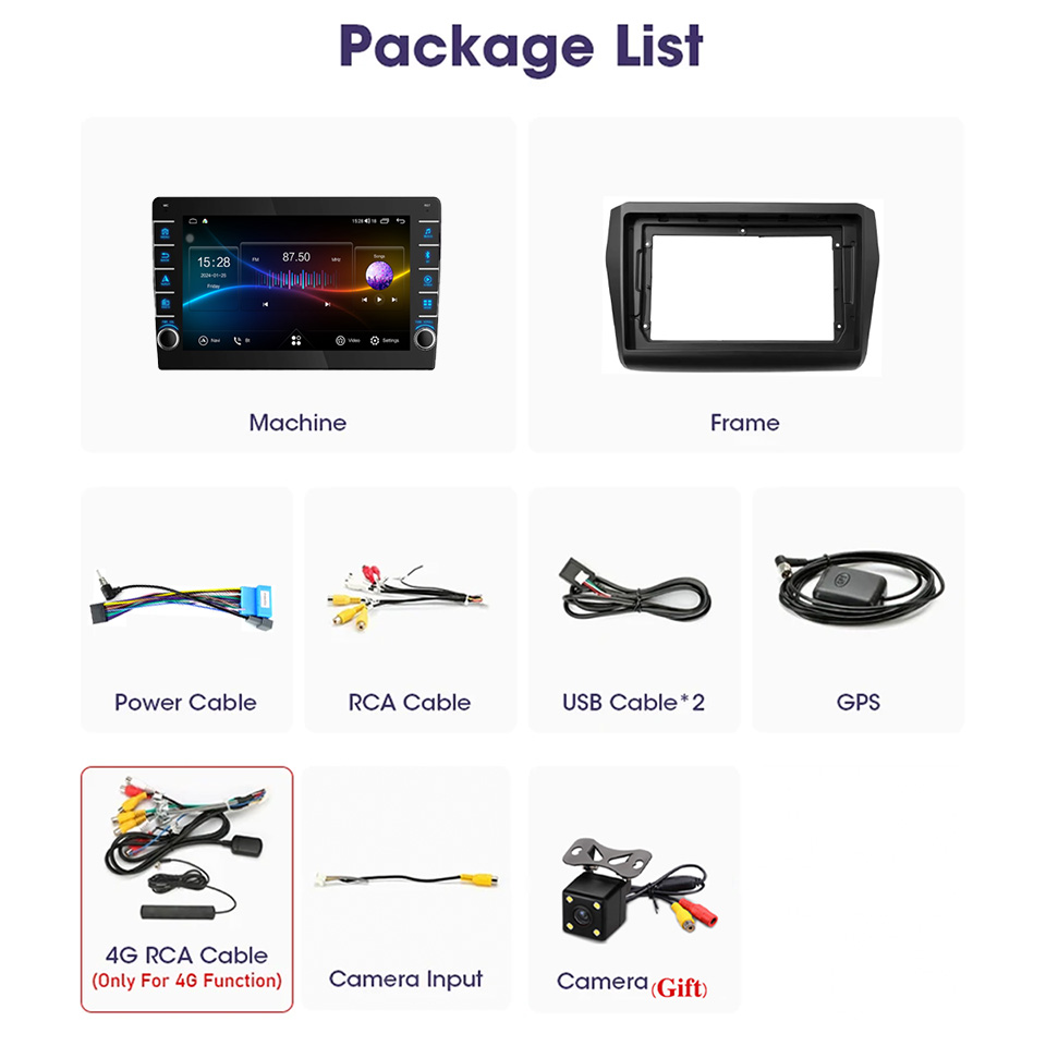 8G Ram 128GB Android 14 Car Ra - Audio Music Hindi のレビューと価格