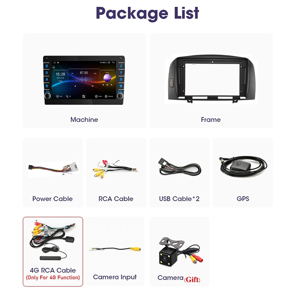 8G Ram 128GB QLED Car Radio Vi - Audio Music Hindi のレビューと価格