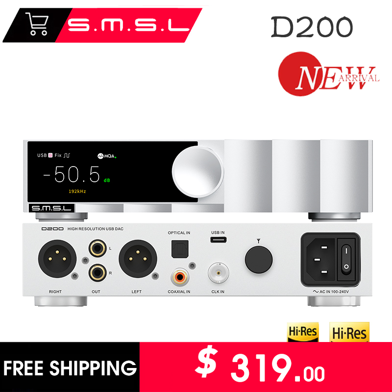 SMSL D200 Digital Audio Decode - Audio Music Grading のレビューと価格