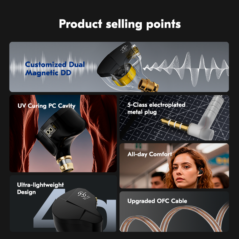 CCZ NC01 Single Dynamic Driver - Audio Music Grading のレビューと価格
