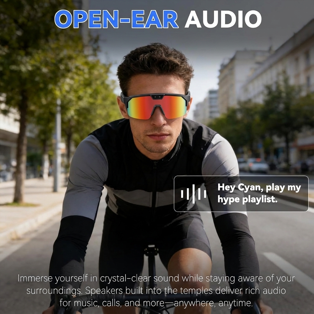 2026New AI Smart Glasses 1200P - Audio Music Ai のレビューと価格
