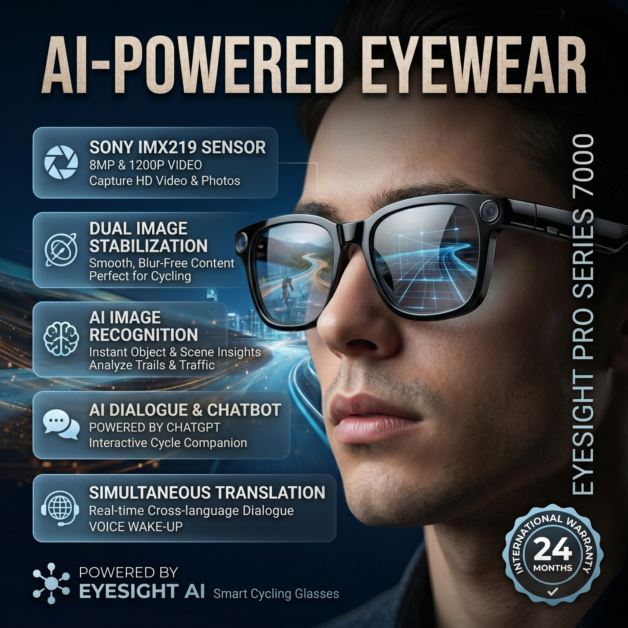2026 New HD Smart Audio Glasse - Audio Music Ai のレビューと価格