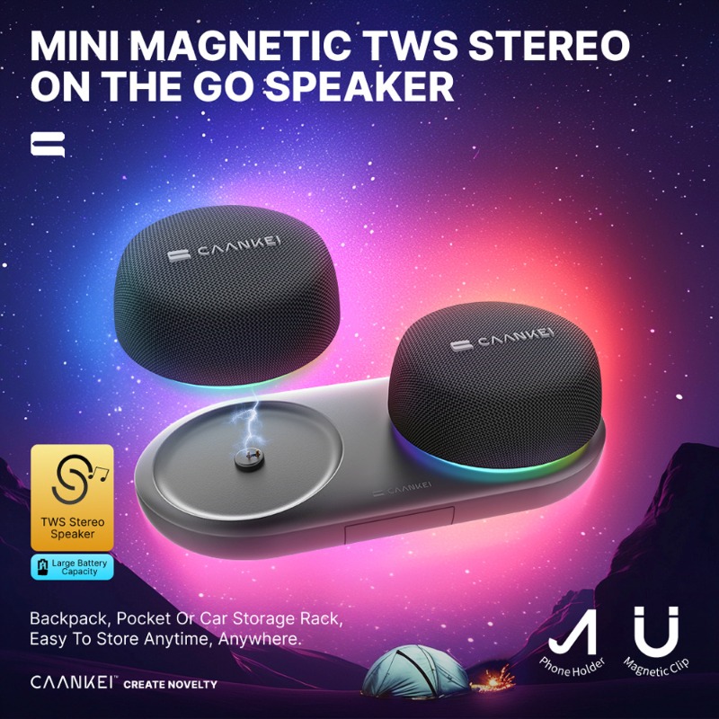 Magnetic Bluetooth Speaker wit - Audio Music Spotify のレビューと価格