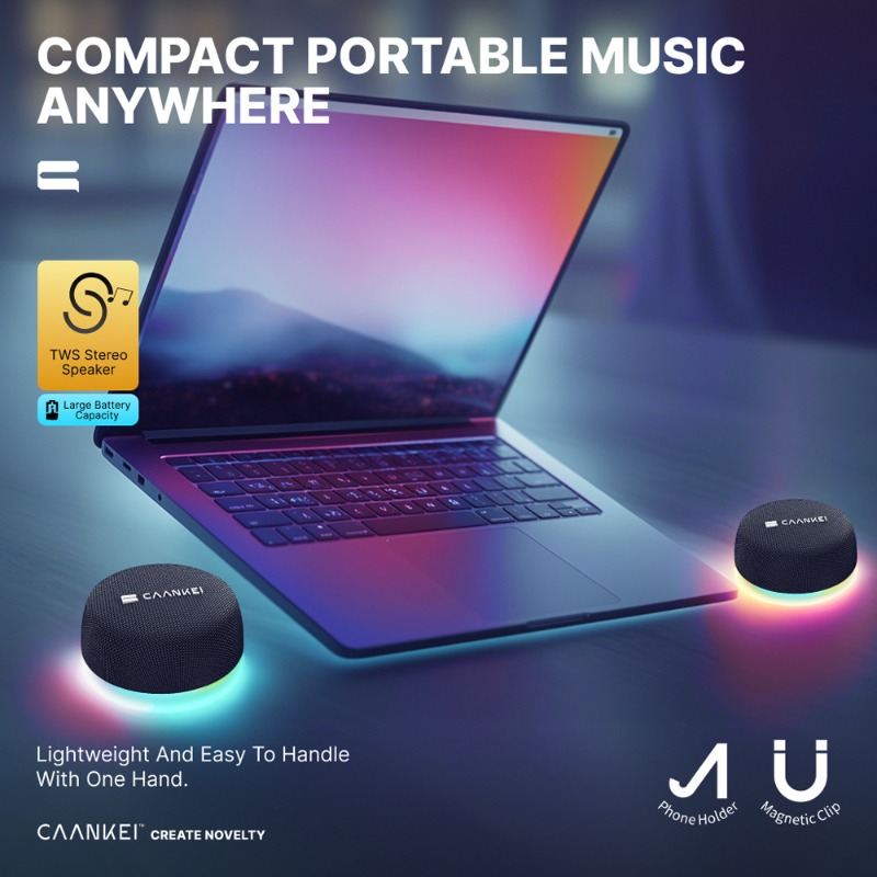 Magnetic Bluetooth Speaker wit - Audio Music Spotify のレビューと価格